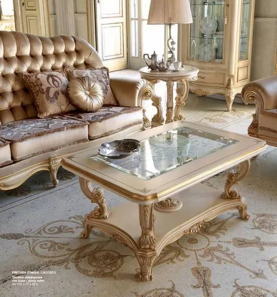 Couchtisch Beistelltisch Tisch Wohnzimmer Möbel Beige Holz Tische