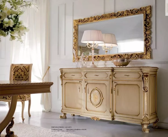 Kommode Sideboard Schränke Kommoden Holz Wohnzimmer Schrank Beige