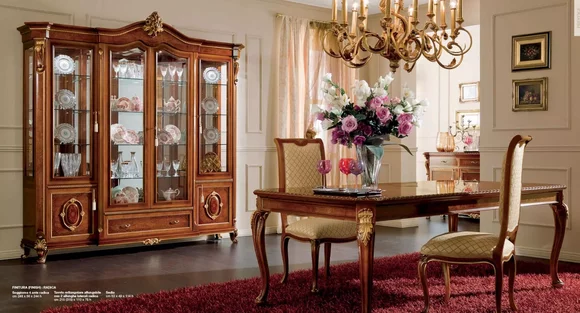 Vitrine Luxus Groß Schränke Vitrinen Holz Wohnzimmer Möbel Schrank