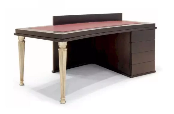 Schreibtisch Büro Schreibtische Tische Holz Luxus Modern Computertisch
