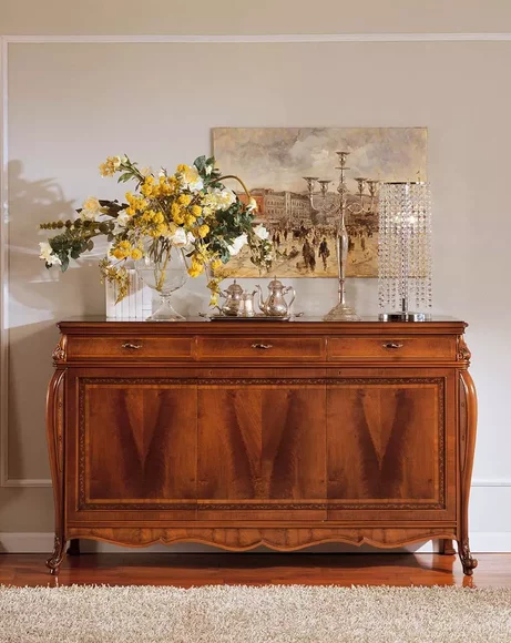 Sideboard Kommode Luxus Schränke Kommoden Wohnzimmer Holz Braun