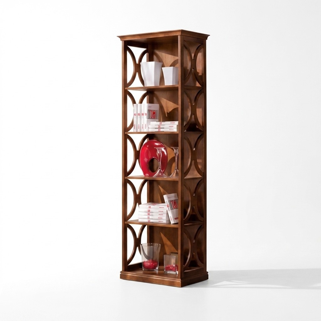 Arbeitszimmer Bücherregal Klassische Holz Regal Designer Einrichtung