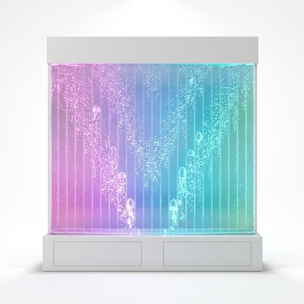 Ausgefallene Ideen Club Wohnzimmer Haus Wasserwand Water Wall Led Trennwand neu