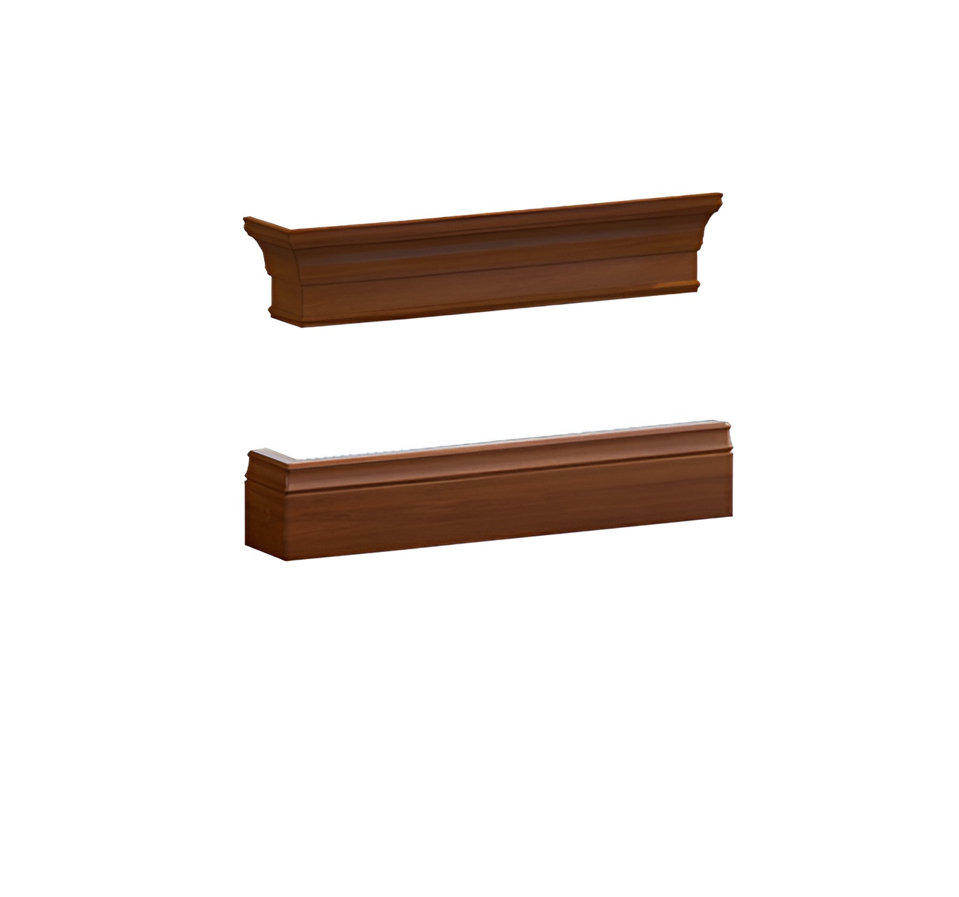 Außenseitenwandkrone für Krone oder Sockel Schrank Schranksystem L, R BA-28