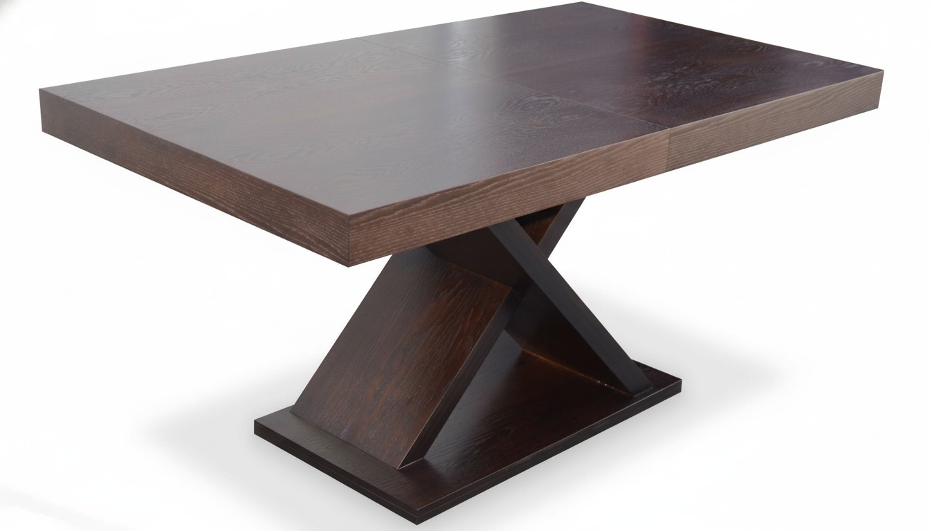 Ausziehbarer Design Holztisch Tisch Ess Wohnzimmer Holz Tische Massiv