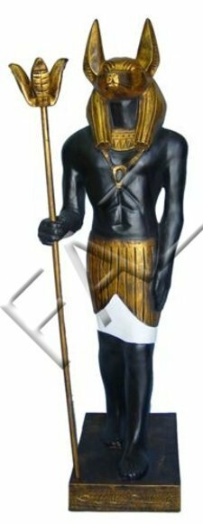 Design Ägyptische Figur Statue Skulptur Figuren Skulpturen Dekoration