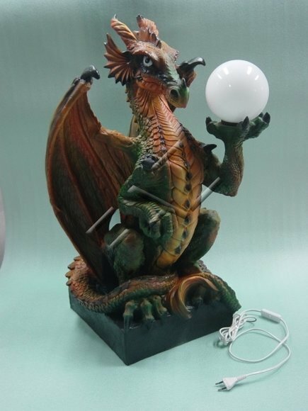 Tischleuchte Drachen Barock Lampen Tisch Leuchte Leuchten Lampen Dragon
