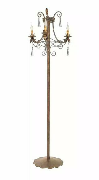 Stehlampe Standlampe Stand Luxus Leuchten Lampen Lampe Gold Art 170 cm