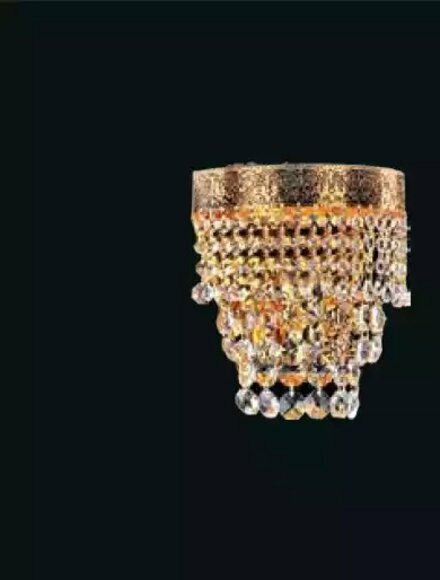 Lampen Wandlampe Wandleuchten Wandleuchte Lüster Wand Kristall Gold