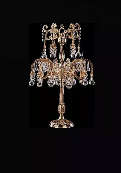 Tischleuchte Schlafzimmer klassisch Nachttischlampen Luxus gold neu