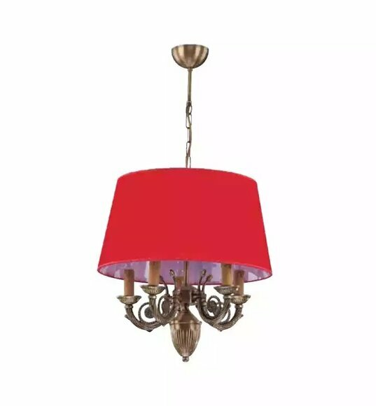 Kronleuchter Klassische Leuchten Lampen Lampe Gold 50x80 Rot