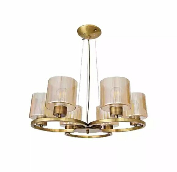 Kronleuchter Modern Wohnzimmer Deckenleuchte Luxus Neu Luster Glass