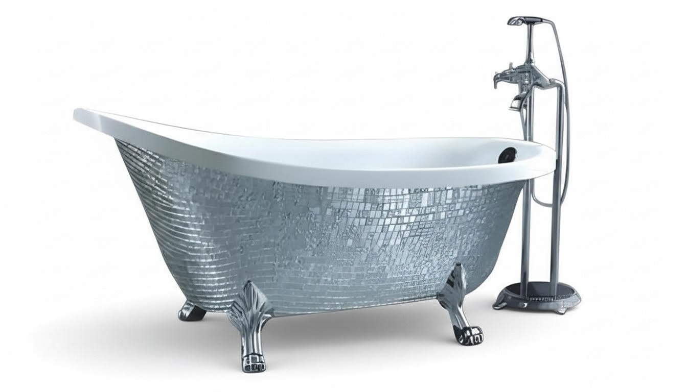 Bad Acrylwanne Badewanne Wanne Designwanne Luxuswanne Komfortwanne 181x88 cm