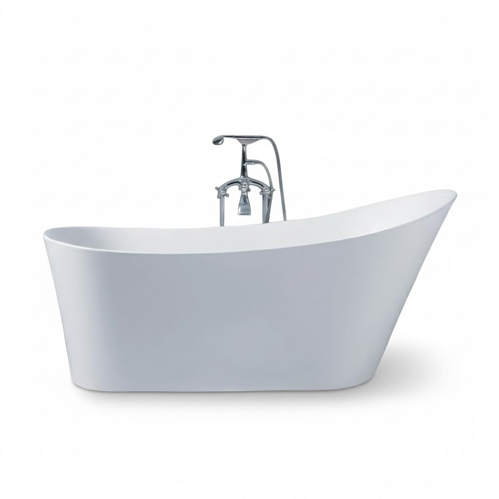 Bad Acrylwanne Badewanne Wanne Designwanne Luxuswanne Komfortwanne 170x76 cm