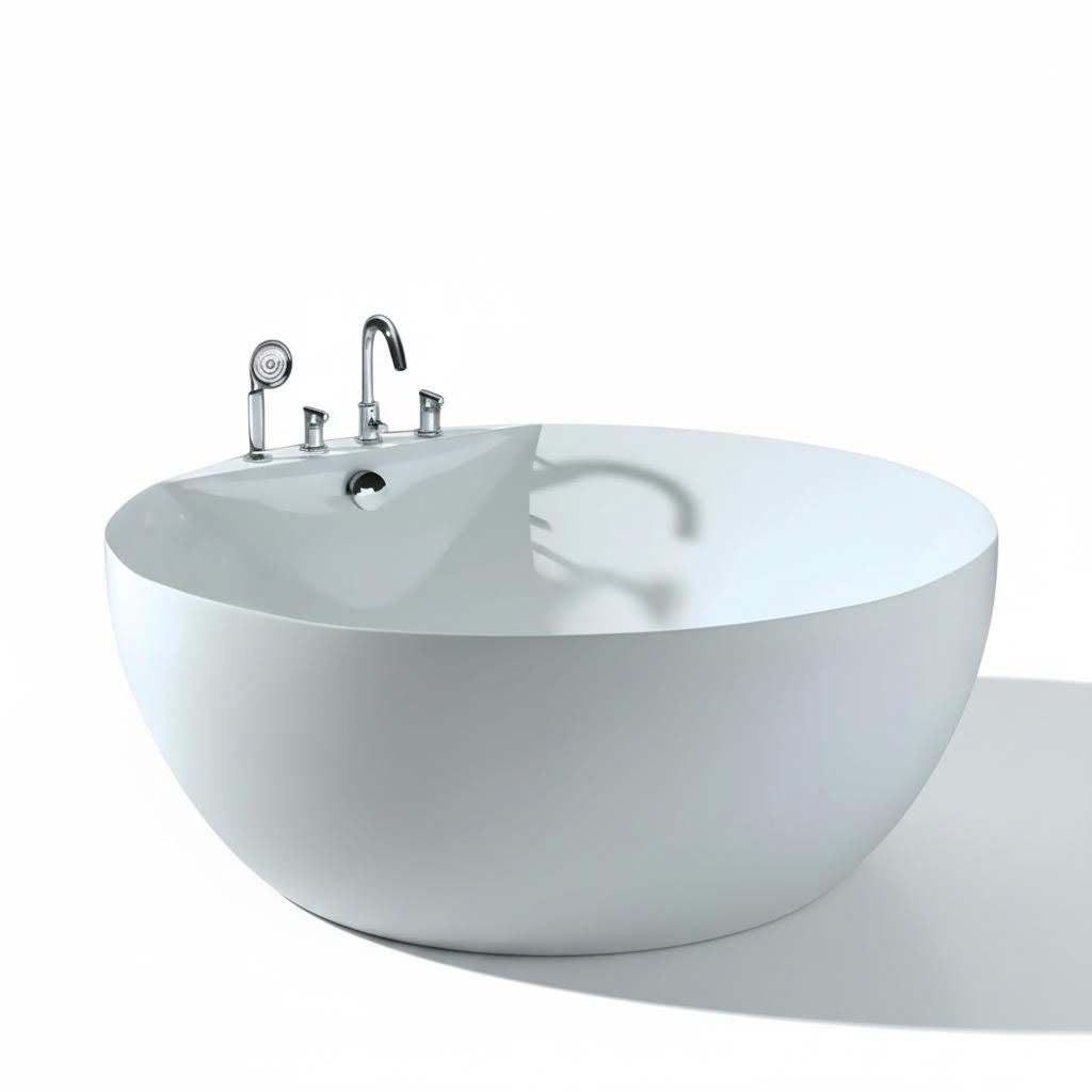 Badewanne Rundwanne Komfortwanne Acrylwanne Wanne Designwanne 160x160 cm