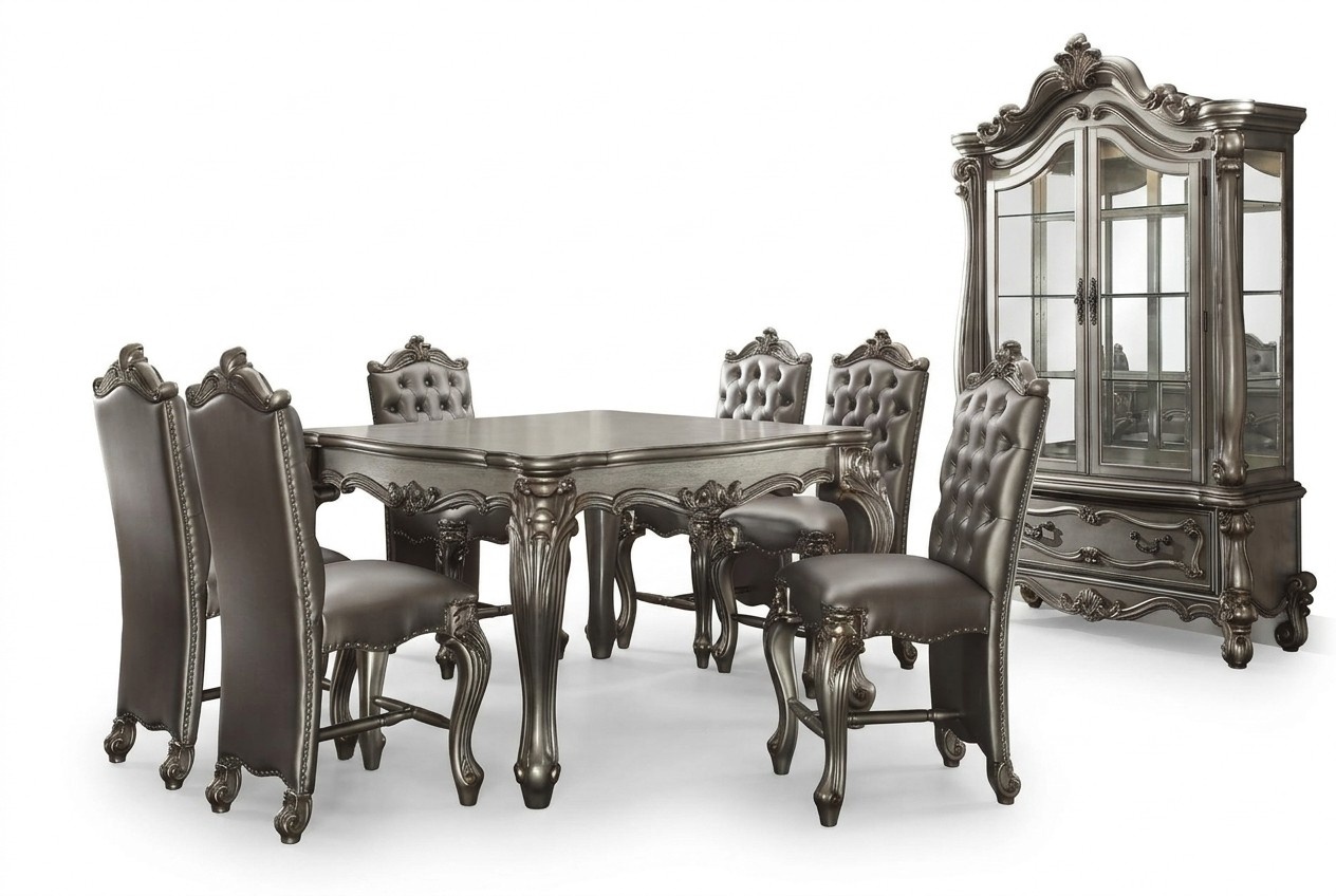 Barock Antik Stil Esstisch Tisch Echtes Holz Klassische Designer Tische Rokoko