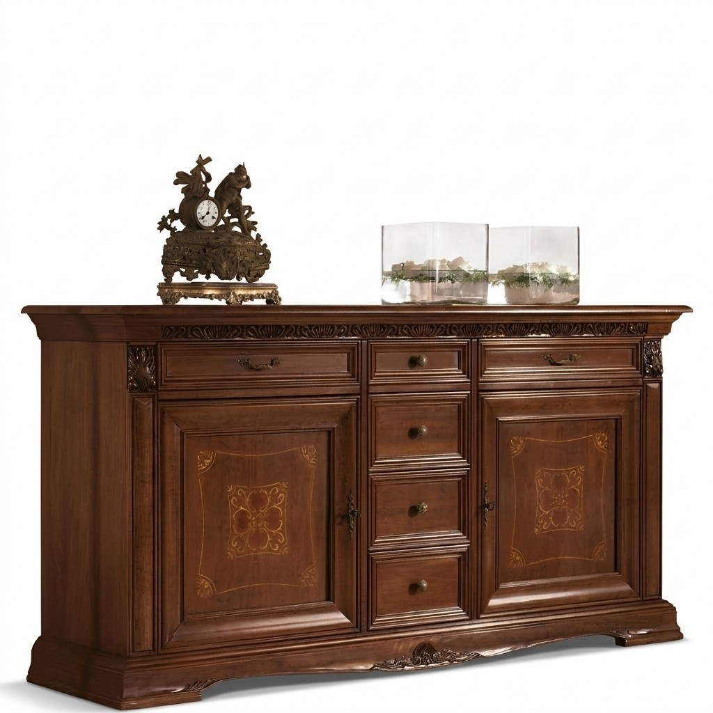 Barock Rokoko Buffet Kommode Luxus Kommoden Antik Stil Echtes Massivholz Neu xxl big