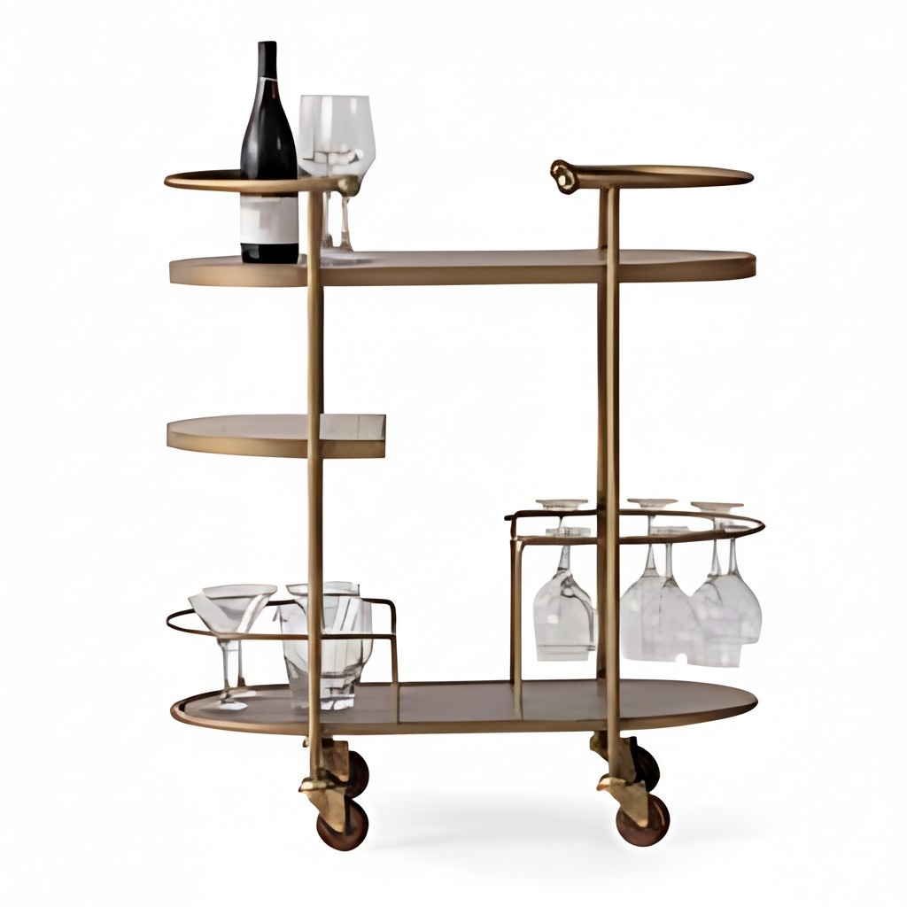 Barwagen Servierwagen Transport von Gläser praktisch platzsparend