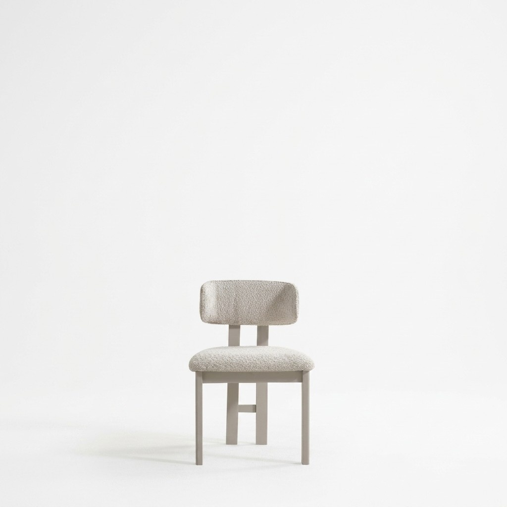 Beige Holz-Textil Stühle im eleganten Design