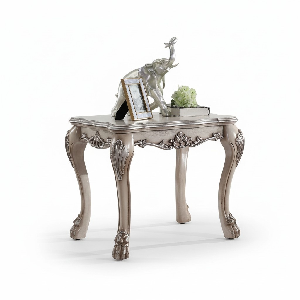 Beistelltisch Massiv Holz Wohnzimmer Tisch Konsolen Tische Konsole Zeitungstisch