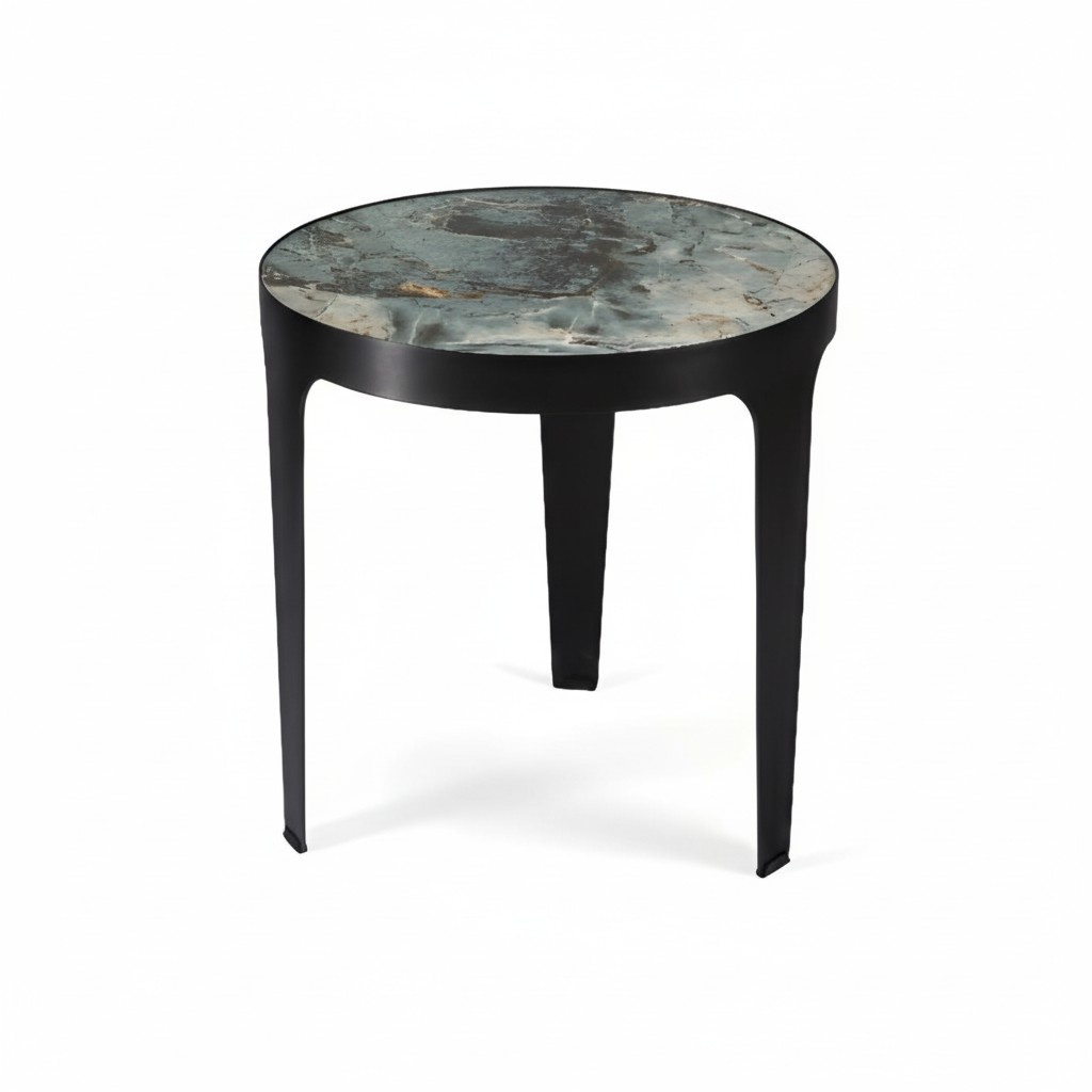 Beistelltisch Wohnzimmer Möbel Luxus Glas Esszimmer Modern Grau Design