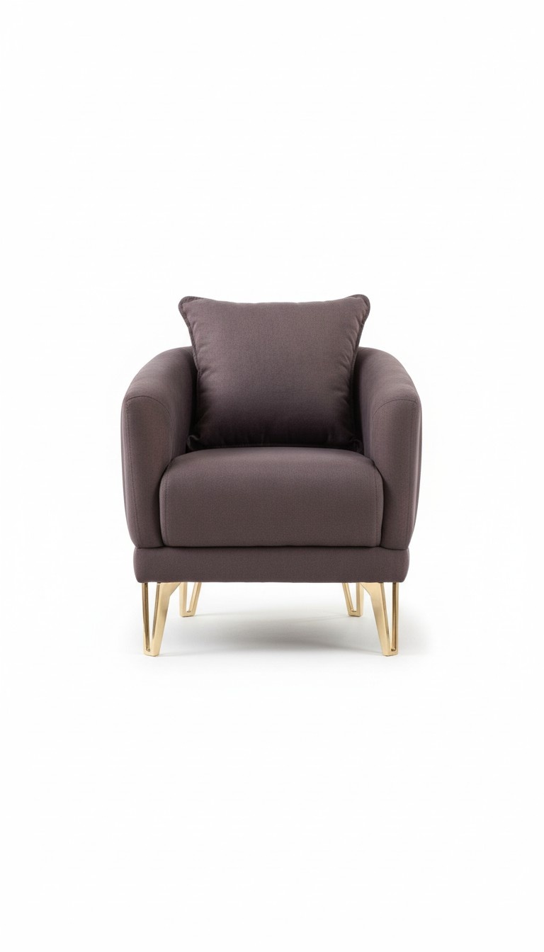 Bequemer Sessel  Elegantes Design aus hochwertigem Stoff für Wohnzimmer & Büro