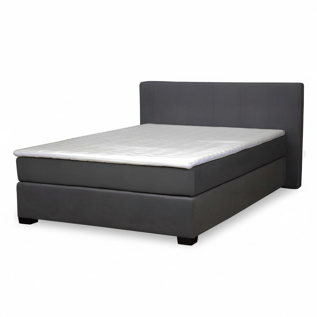 Bett Boxspring Design Betten Hotel Doppel Polster Leder Textil Stoff 140/160x200