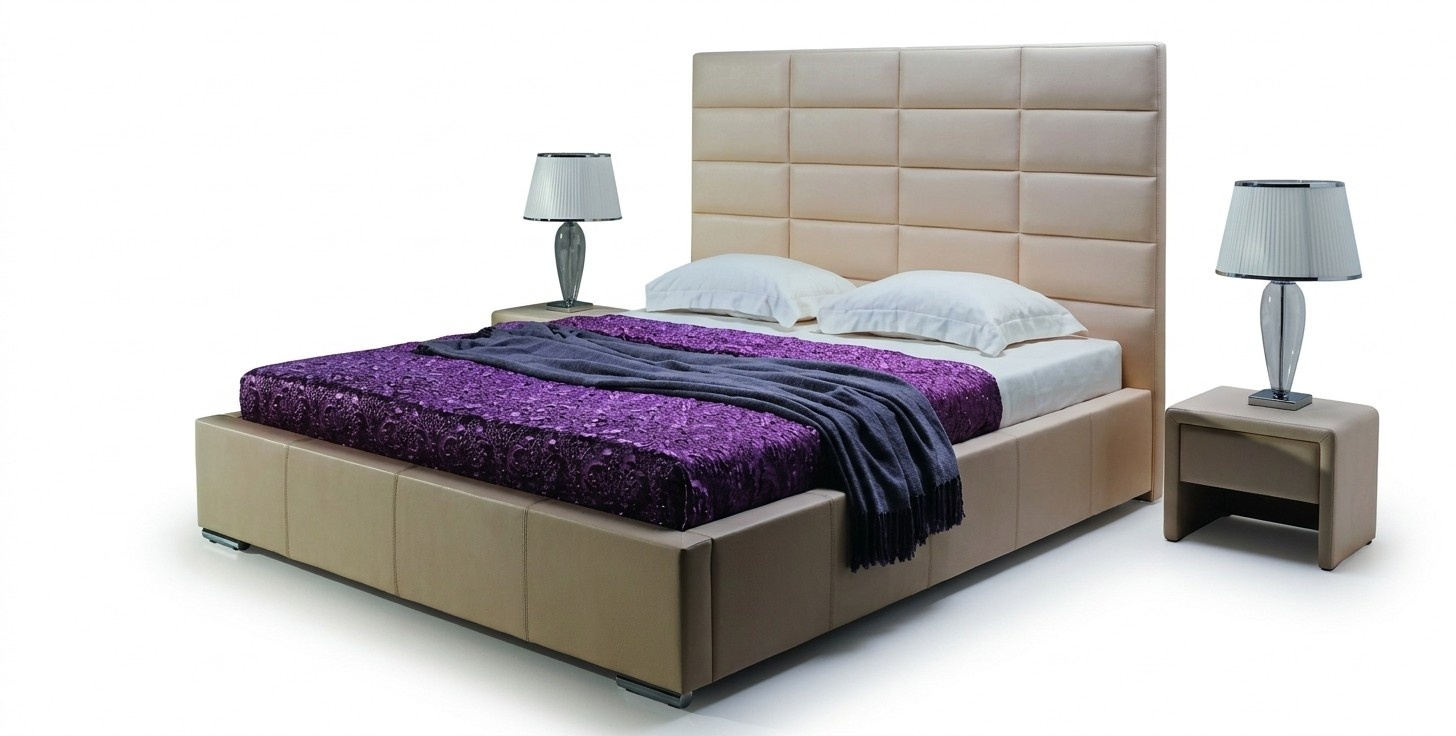 BETT DESIGNER POLSTERBETT EHEBETT DOPPELTBETT MINI-MAXI 2101