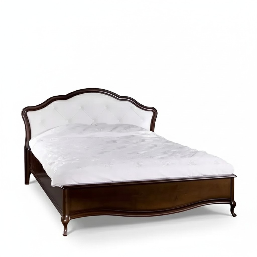 Bett Doppel Luxus braun Modern Design Bettgestelle Bettrahmen Betten