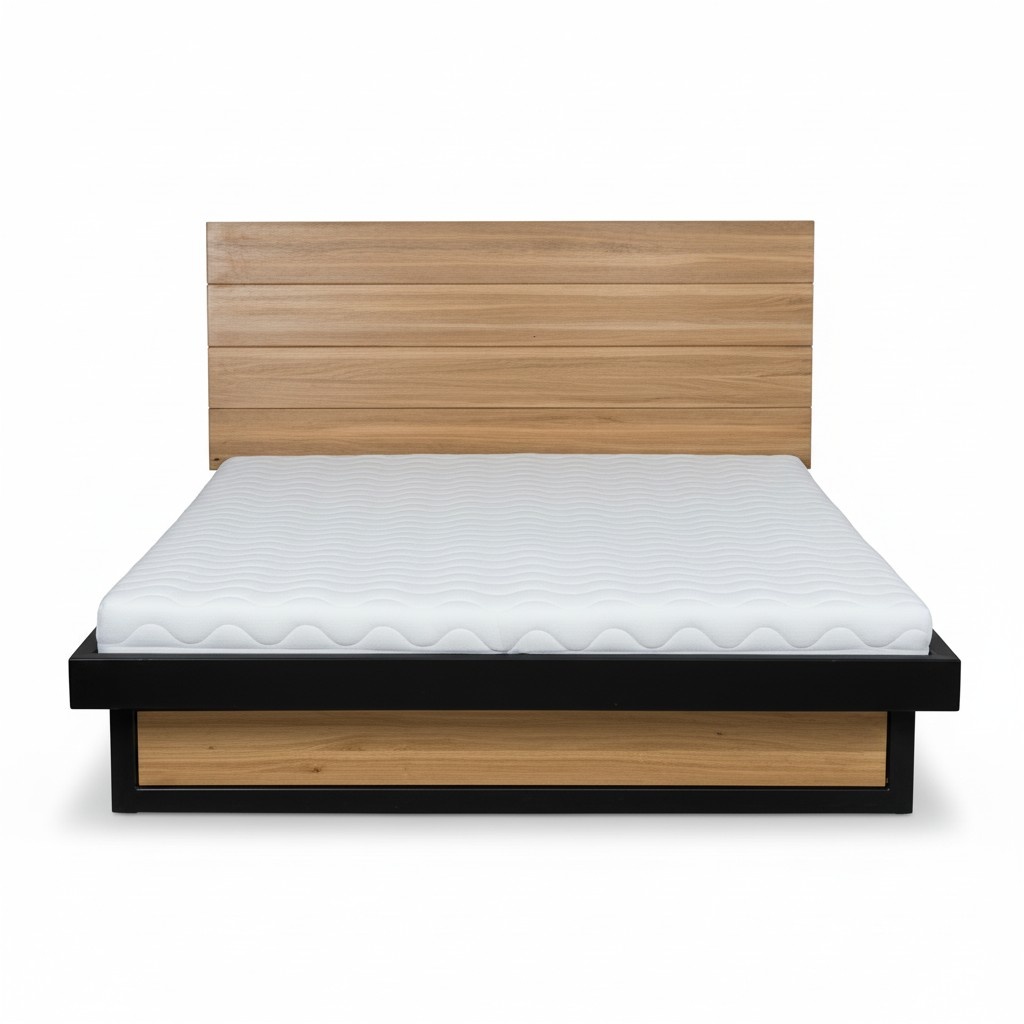 Bett Doppelbett Eiche Ehebett Holzbett 120x200 Bettgestell Massive Möbel Betten