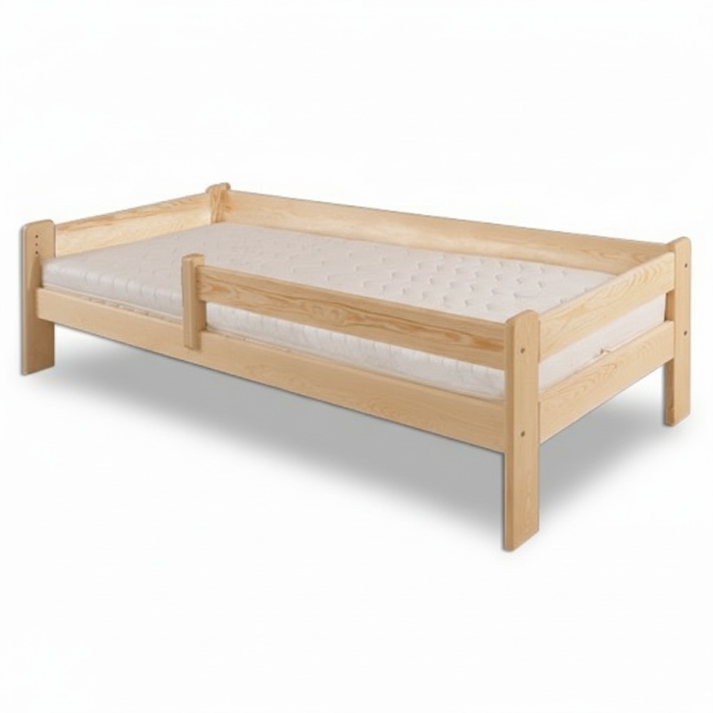 Bett Jugendbett Kiefer Kinderbett Vollholz Holzbett 90x200 mit Bettgestell Holz