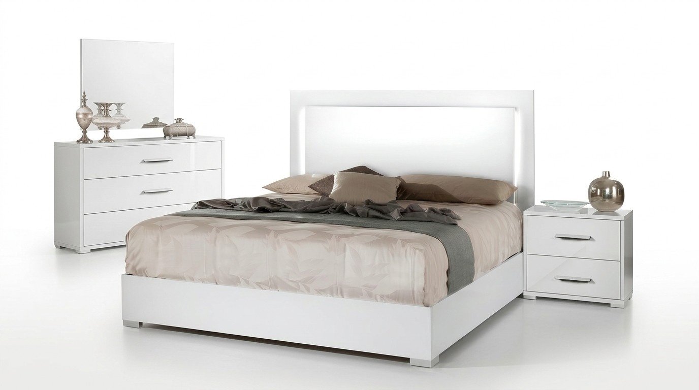 Bett Luxus Schlafzimmer Bettrahmen Polster Design Luxus Doppel Hotel Betten Weiß