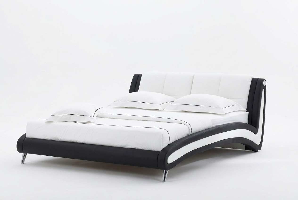 Bett Modern Design Luxus Hotel Betten 180x200cm Schlaf Zimmer Leder