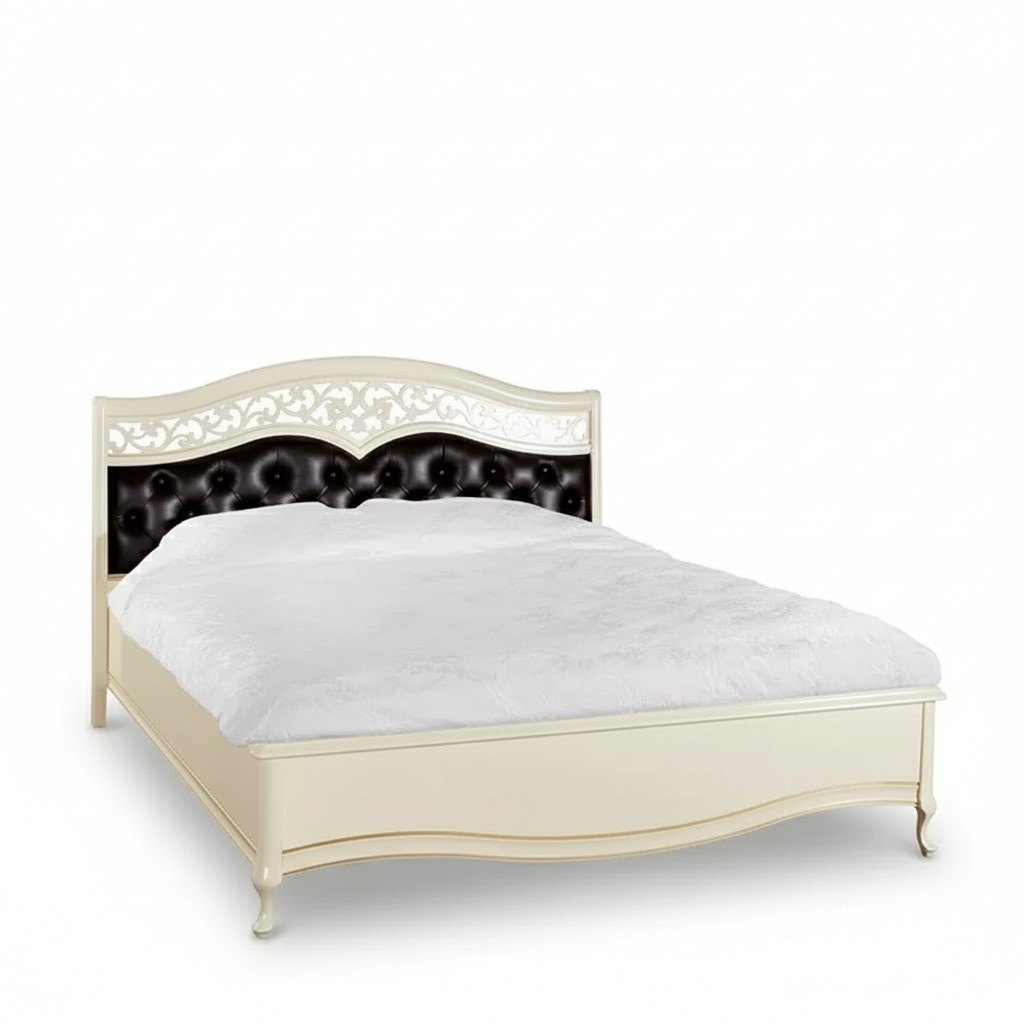 Bett Möbel Design Betten weiß Doppelbett Luxus Schlafzimmer Holz