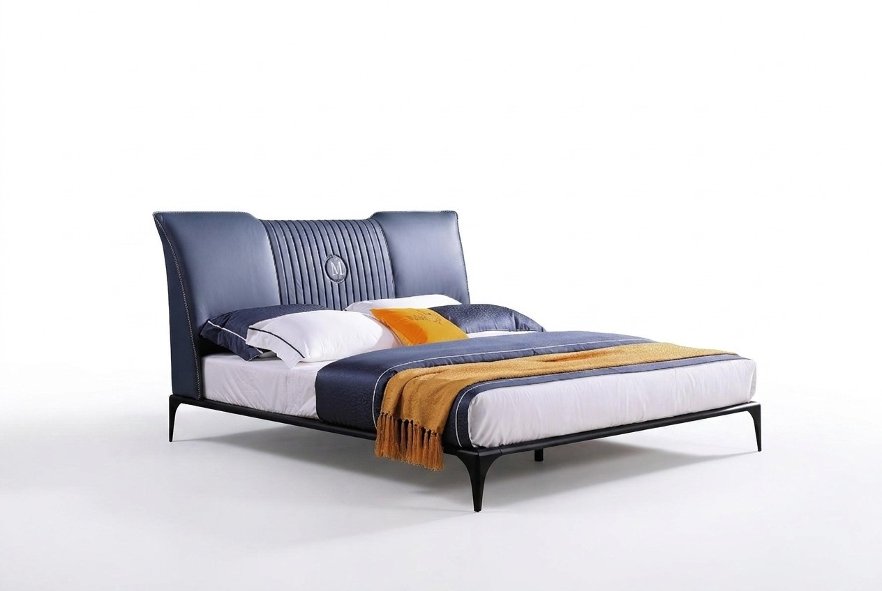 Bett Polster Design Luxus Doppel Hotel Betten. Ehe Schlaf Zimmer Leder 180x200cm