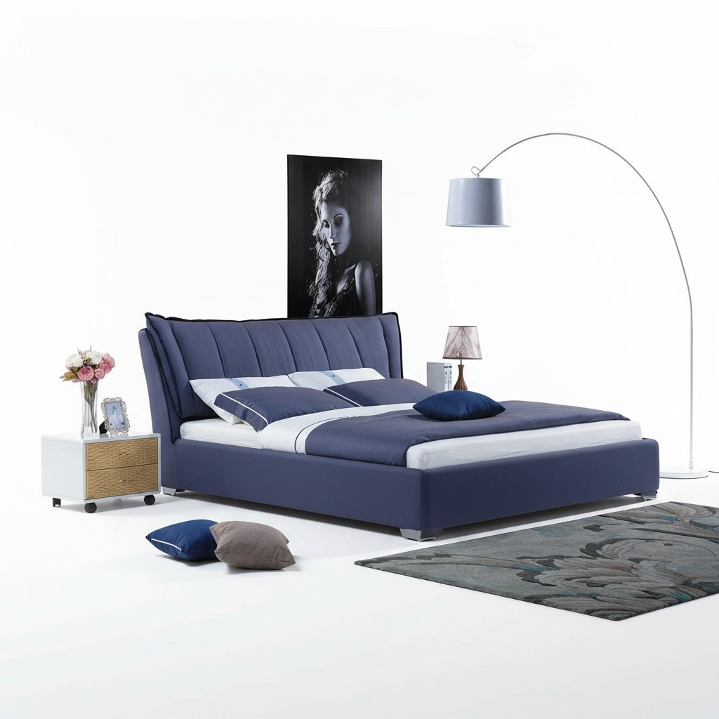 Bett Polster Design Luxus Doppel Hotel Betten Schlaf Zimmer Luxus 180x200cm Neu
