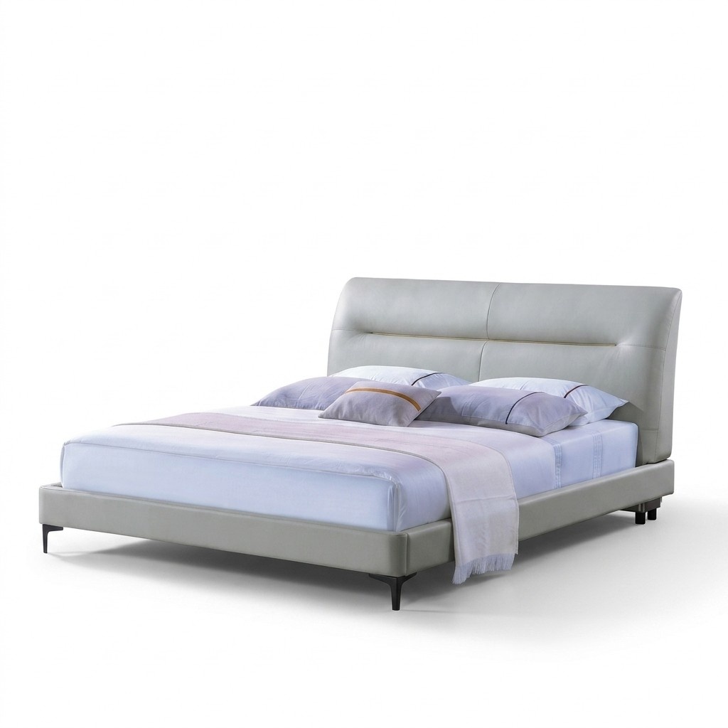 Bett Polster Design Luxus Doppel Hotel Betten Schlaf Zimmer Leder Luxus 180x200