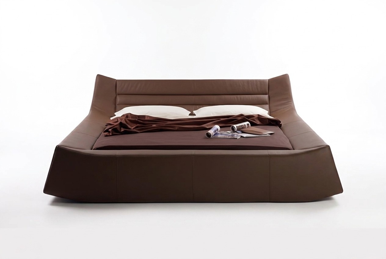 Bett Polster Design Luxus Doppel Hotel Betten Schlaf Zimmer Leder Stoff Modern