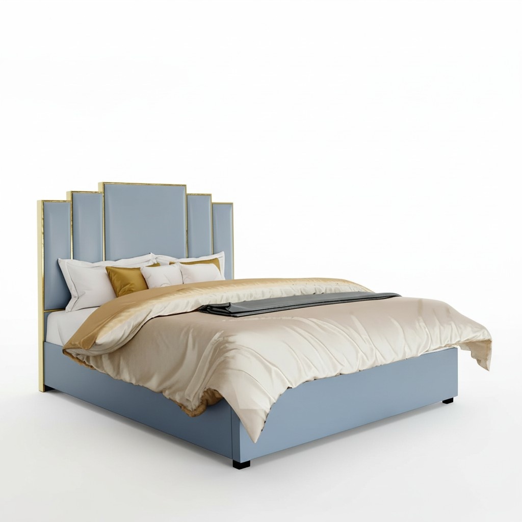 Bett Polster Design Luxus Hotel Betten Ehe 180x200cm Schlaf Zimmer Leder Doppel