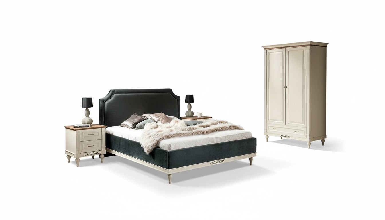 Bett Polster Design Luxus Hotel Betten Ehe 140/160cm Schlaf Zimmer Doppel Textil