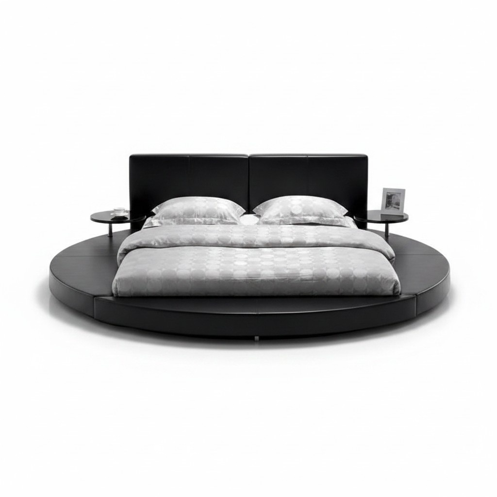 Bett Schwarz Designer Jugendliche Luxus Komplett Doppelbett Hotel Neu