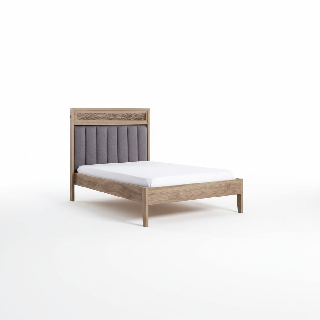 Betten Bettrahmen Kindermöbel Bett Holz Braun Jugendbett Klassiche