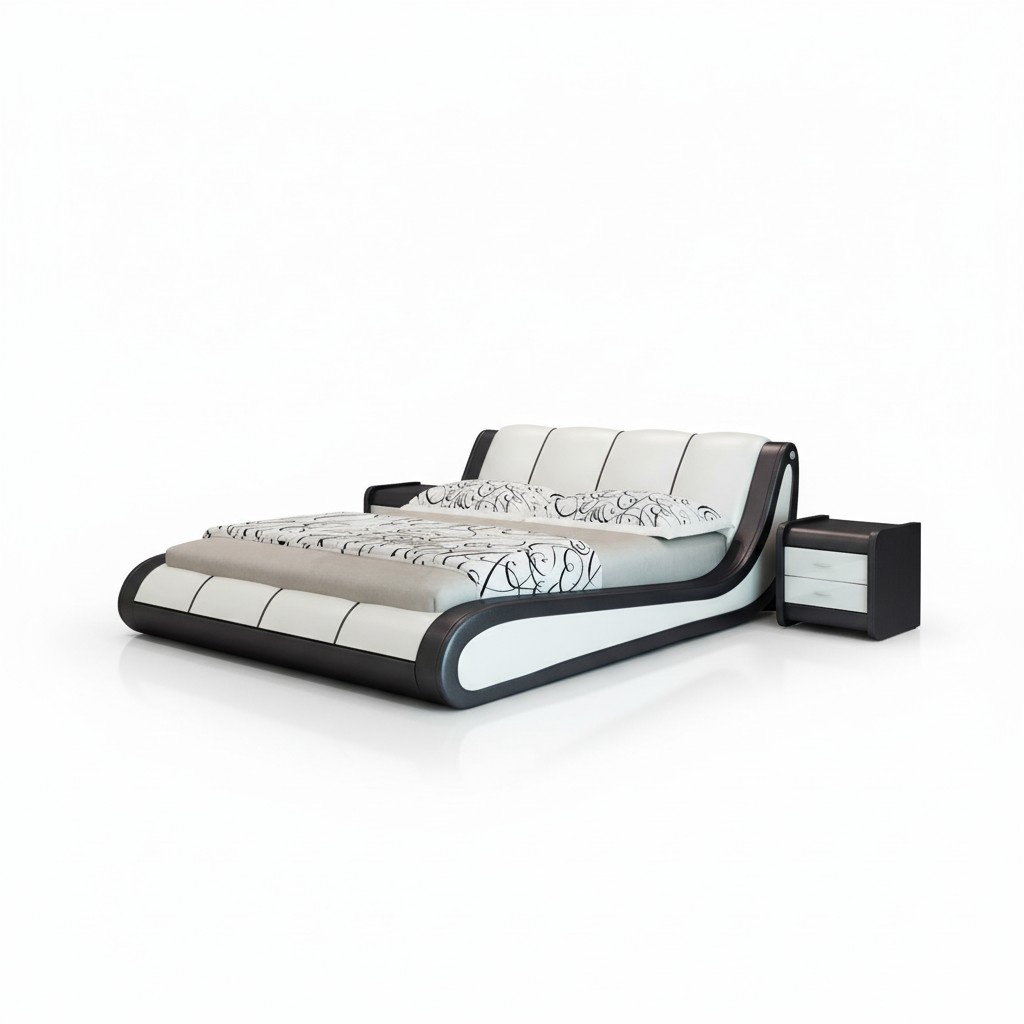 Betten Luxus Schlafzimmer Möbel Doppel Bett Design Stoff Boxspring Hotel Blaue