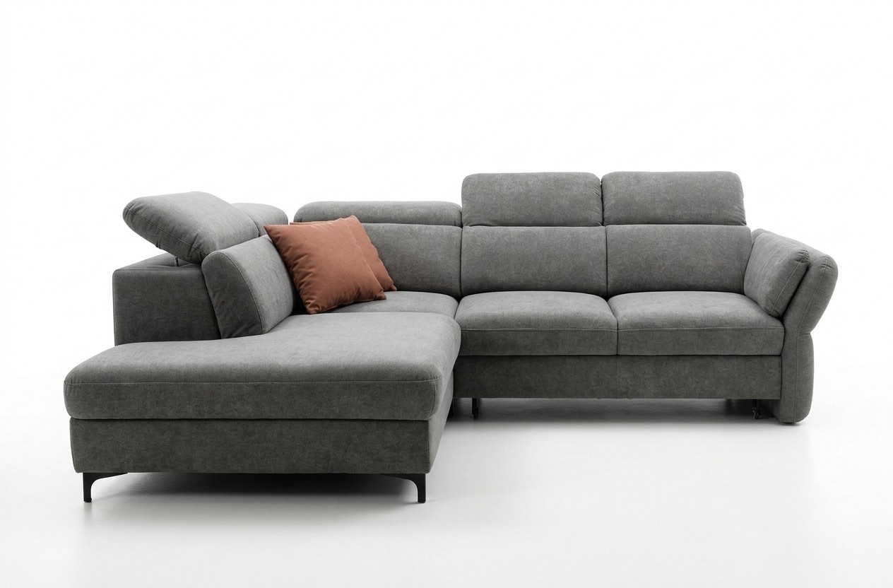 Bettkasten Ecksofa L-Form Sofa Wohnlandschaft Garnitur Polster Bettfunktion
