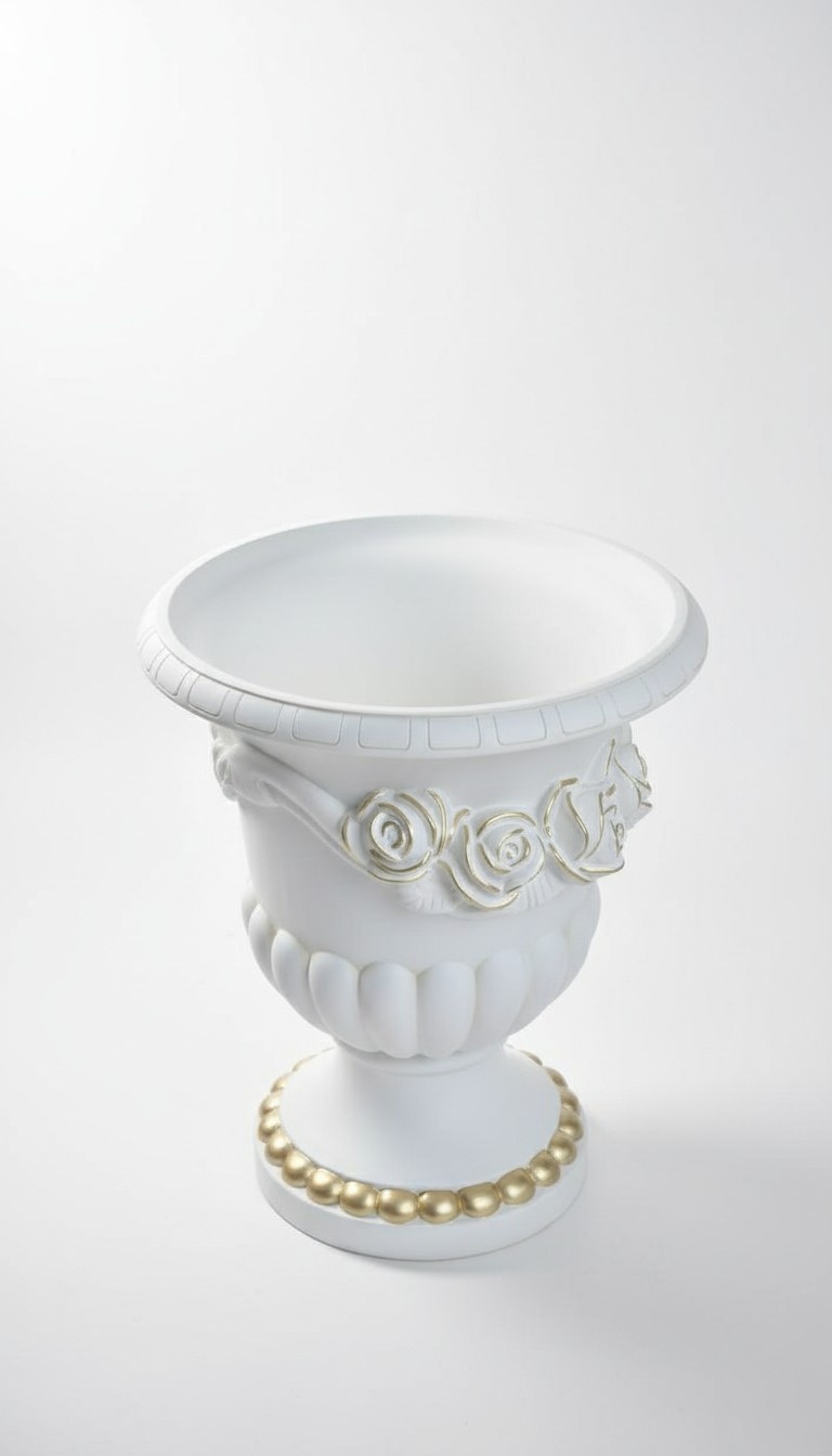 Blumen Kübel Design Vase Vasen Klassiche Design Antik Stil Römisch