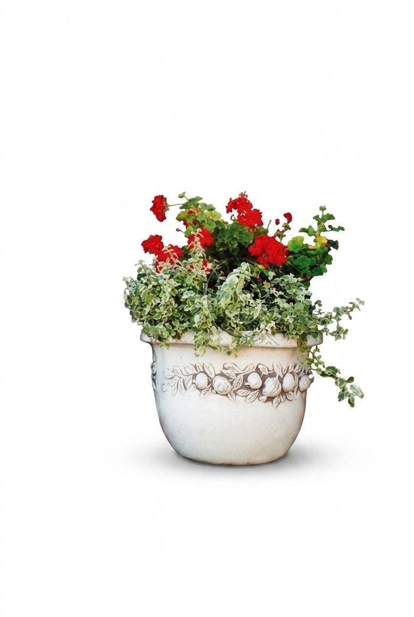 Blumenkübel Pflanz Kübel Dekoration Figur Blumentöpfe Garten Vasen