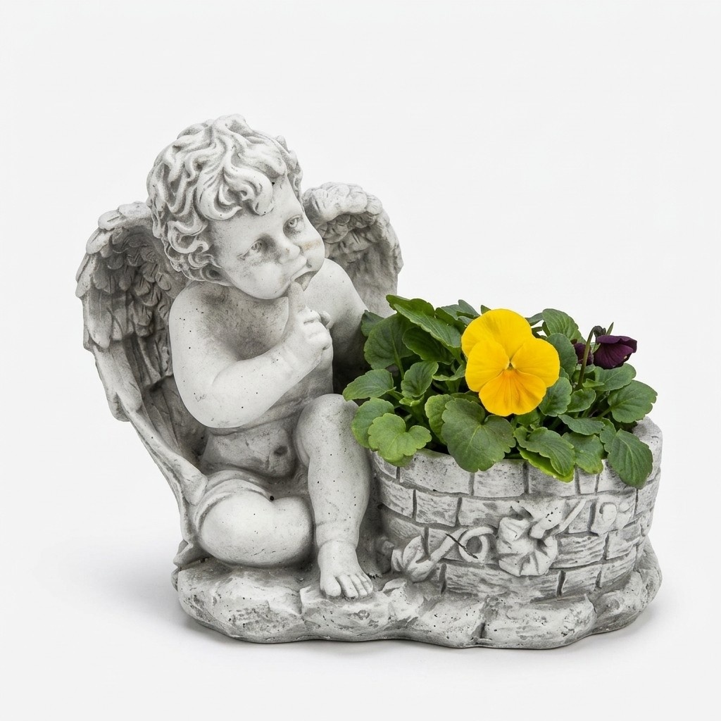 Blumenkübel Pflanz Kübel Dekoration Figur Blumentöpfe Garten Vasen