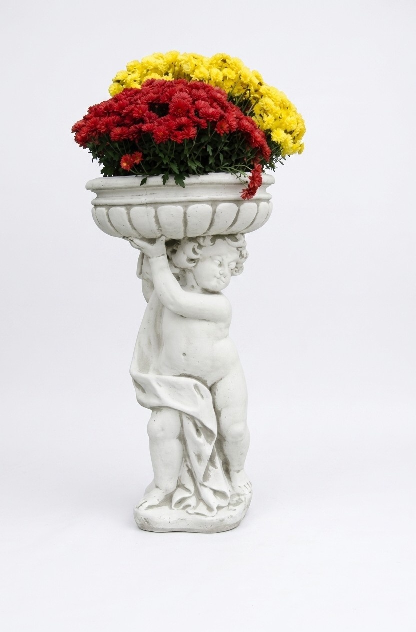 Blumenkübel Pflanz Kübel Dekoration Figur Blumentöpfe Garten Vasen