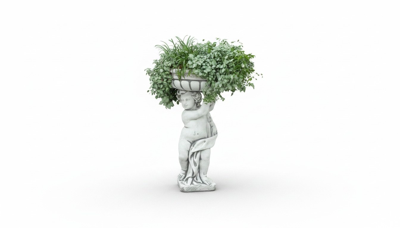 Blumenkübel Pflanz Kübel Dekoration Figur Blumentöpfe Garten Vasen