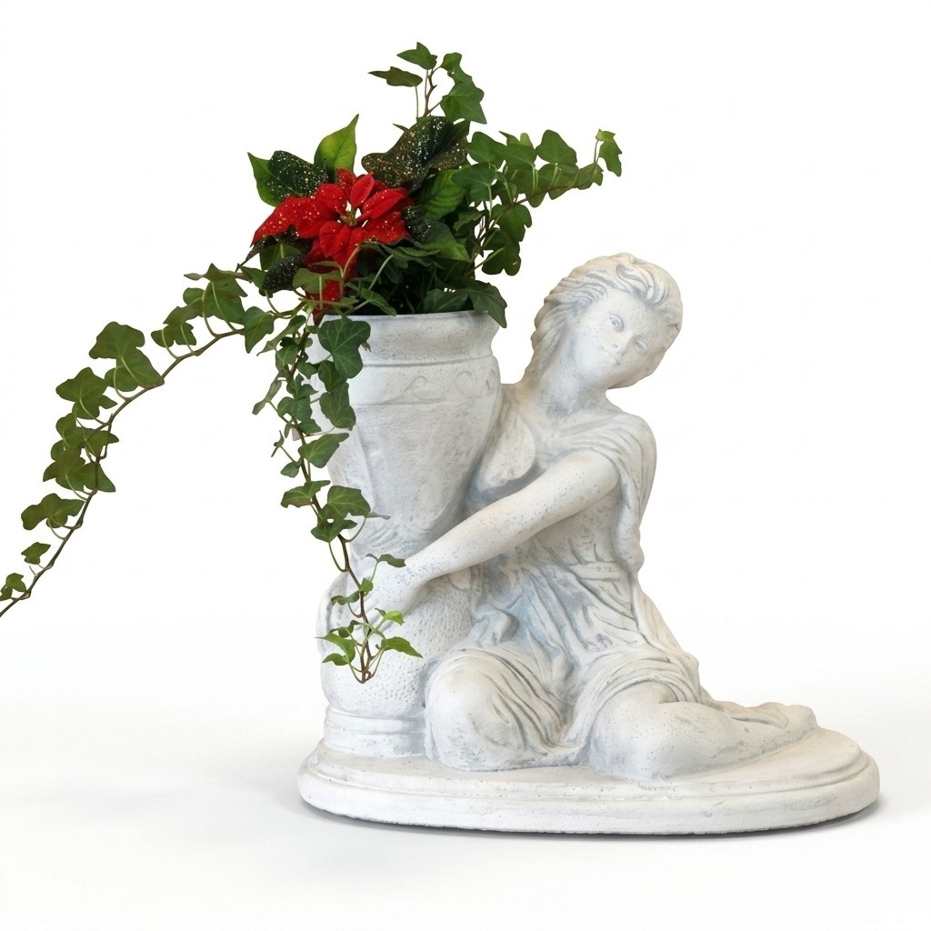 Blumenkübel Pflanz Kübel Dekoration Figur Blumentöpfe Garten Vasen